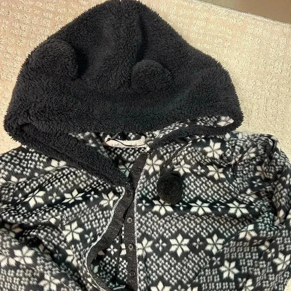 Women's Kensie I Only Sleep In Pretty Christmas/ WinterOne Piece Pajamas Size XL - Picture 7 of 7